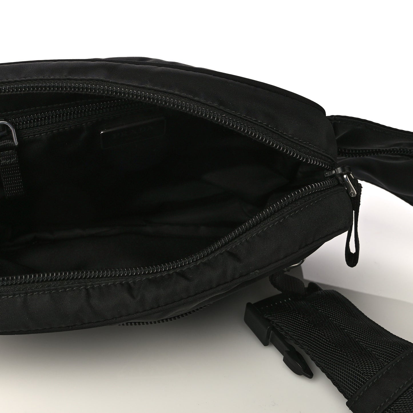 Tessuto Nylon Belt Bag Black