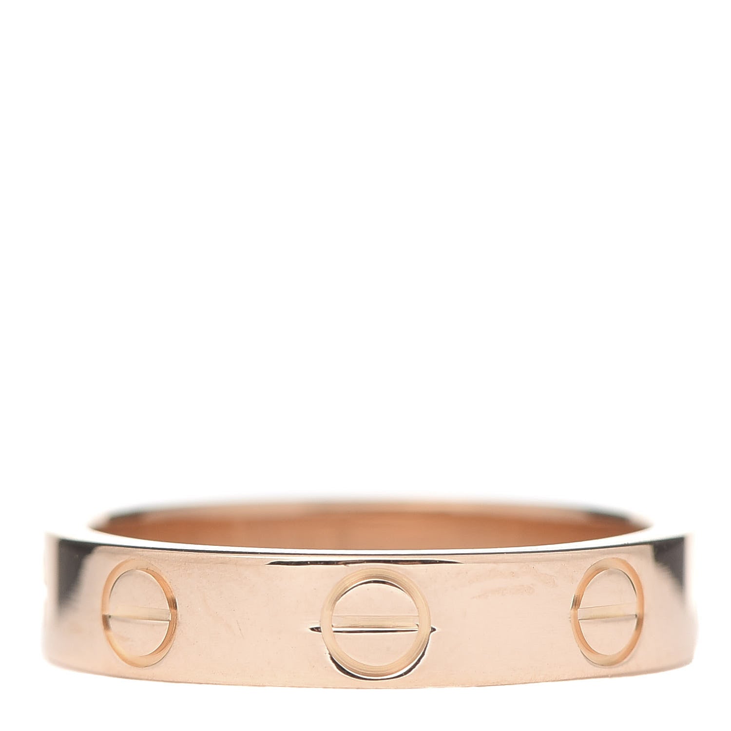 Cartier 18K Pink Gold 3.5mm LOVE Wedding Band Ring 47 4 3 of 4