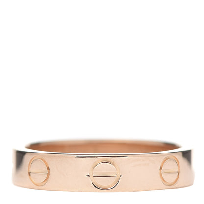 Cartier 18K Pink Gold 3.5mm LOVE Wedding Band Ring 47 4 3 of 4