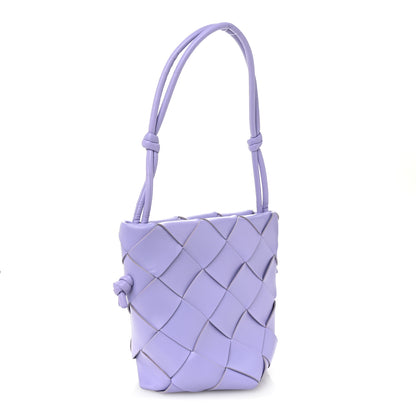 Bottega Veneta Nappa Maxi Intrecciato Clasp Bucket Bag Wisteria 3 of 9
