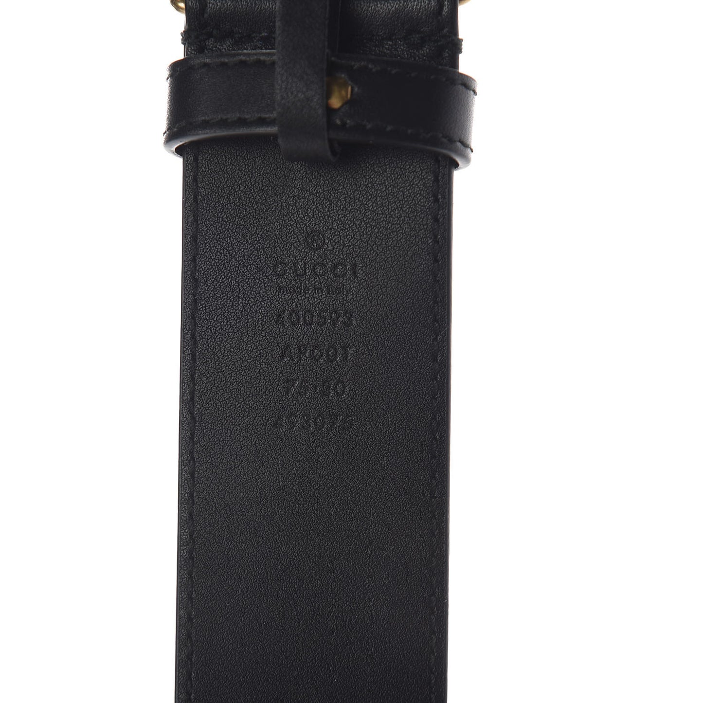 Calfskin Double G 40mm Belt 75 30 Black