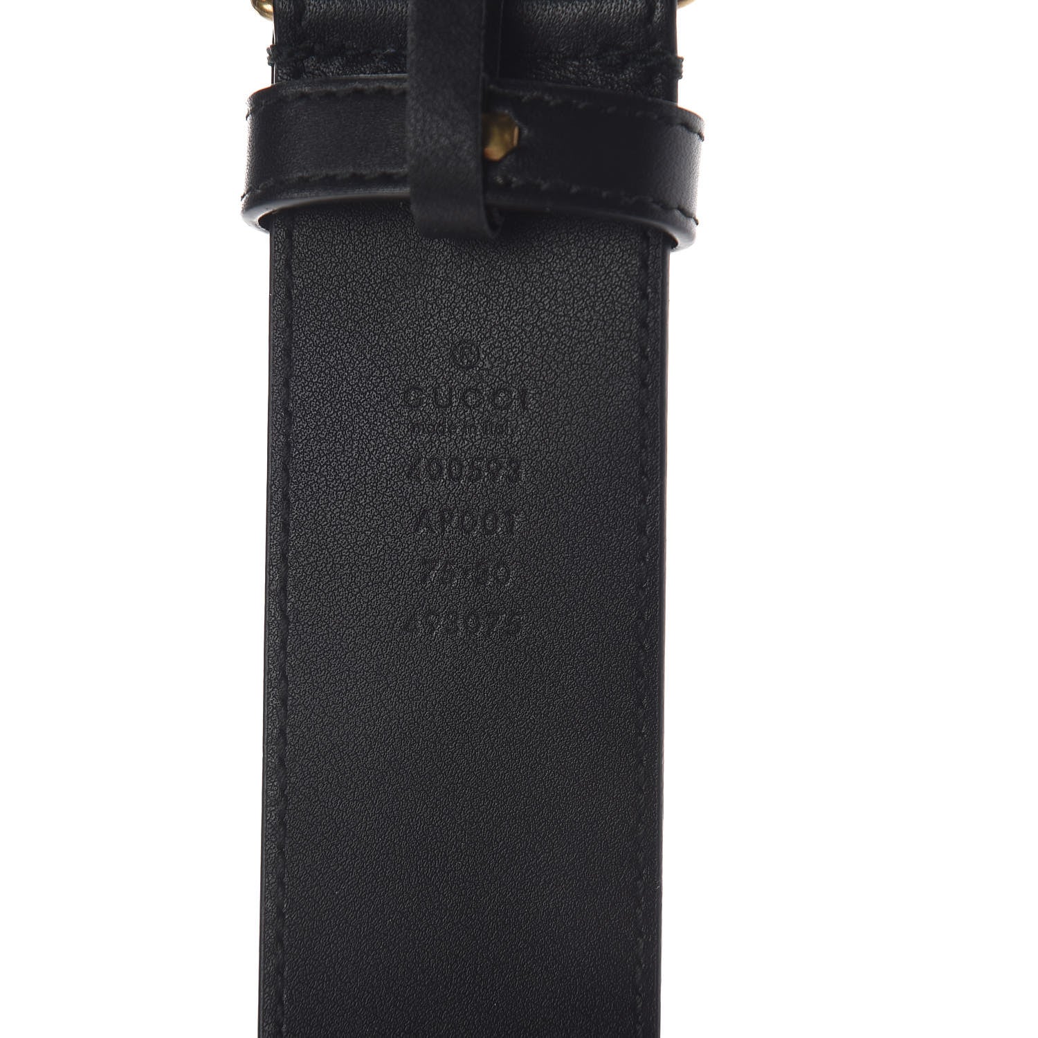Gucci Calfskin Double G 40mm Belt 75 30 Black 6 of 6