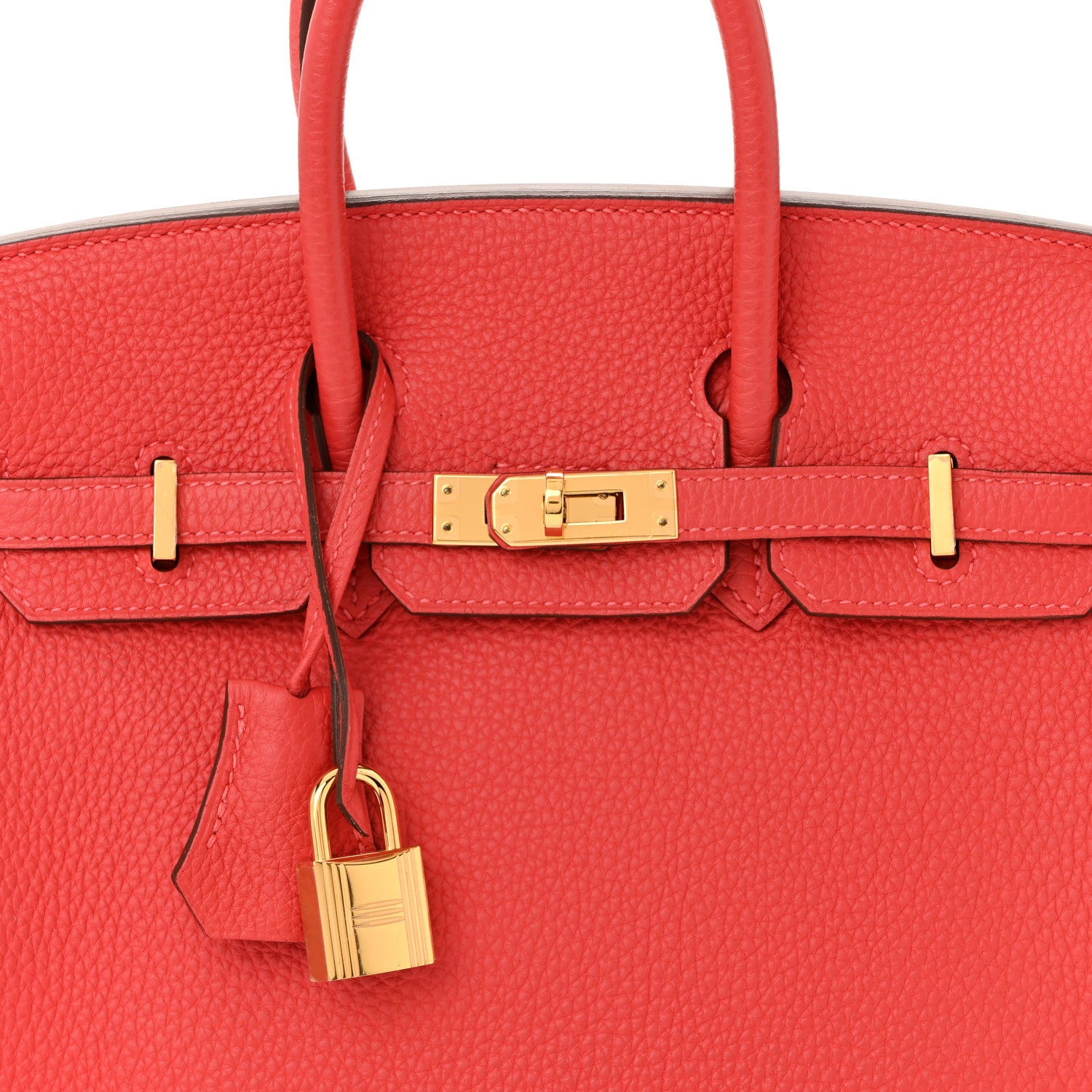Hermes Togo Birkin 25 Rouge Pivoine 8 of 10