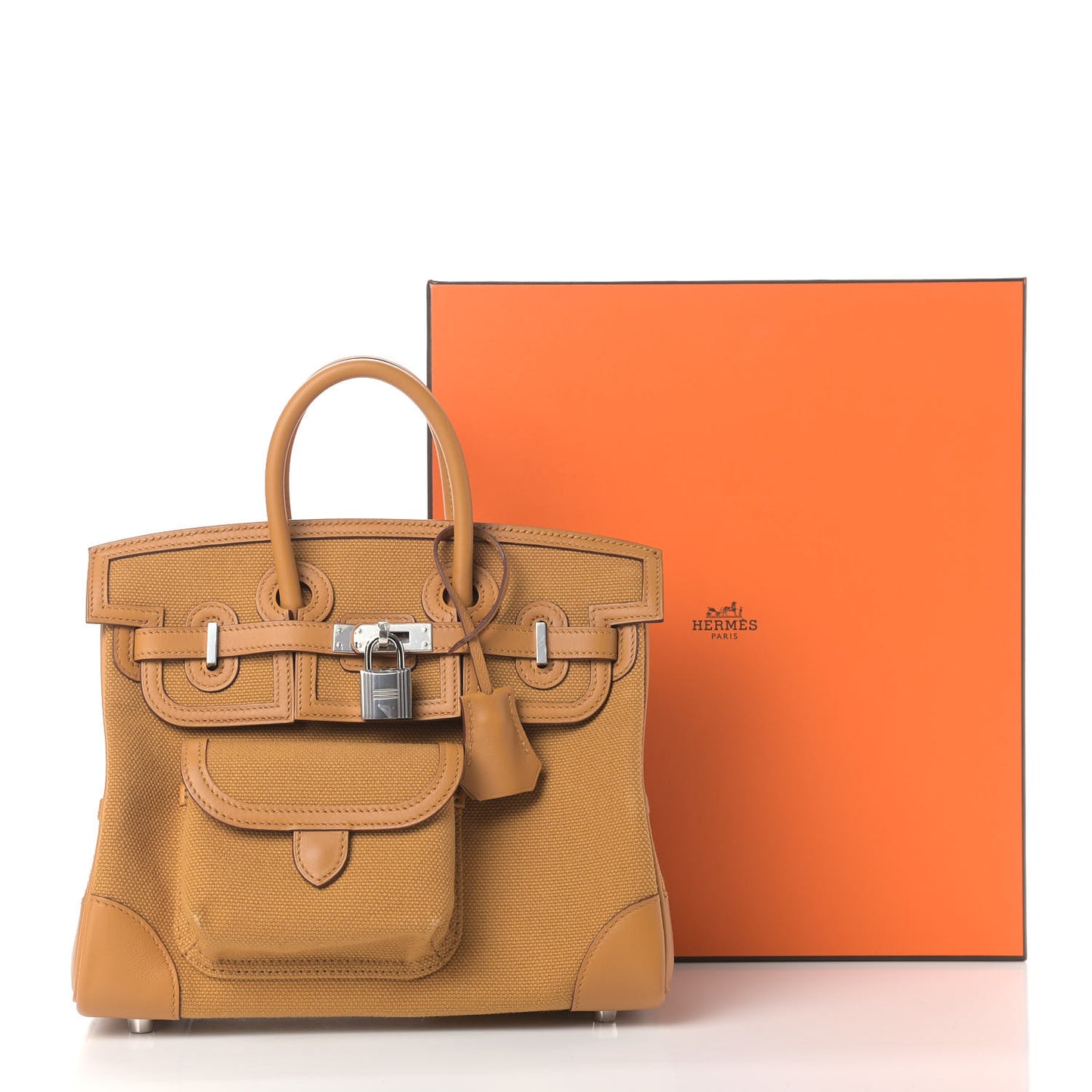 Toile Goeland Swift Cargo Birkin 25 Sesame