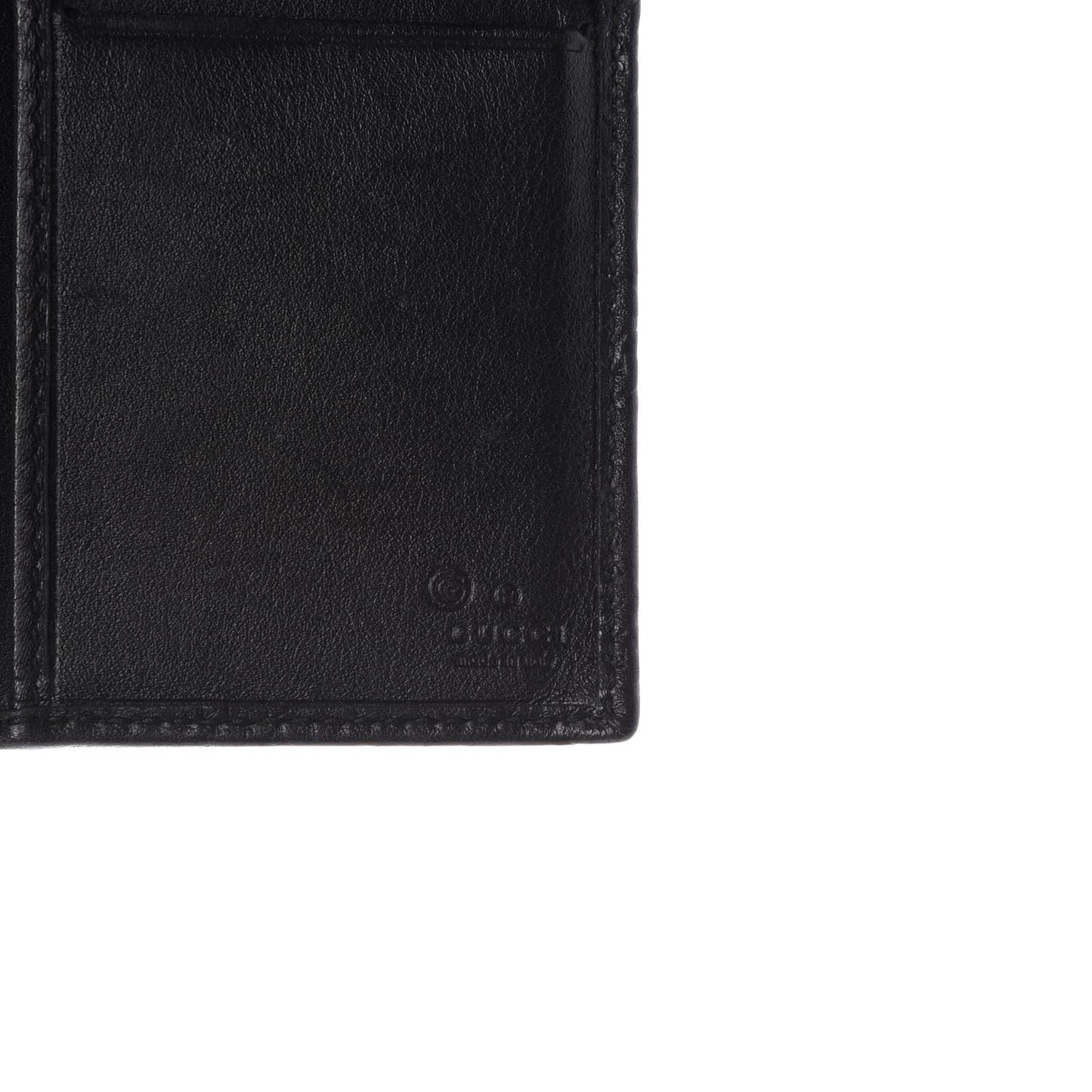Guccissima Continental Flap Wallet Black