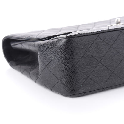 Chanel Caviar Quilted Jumbo Single Flap Black 6 of 11