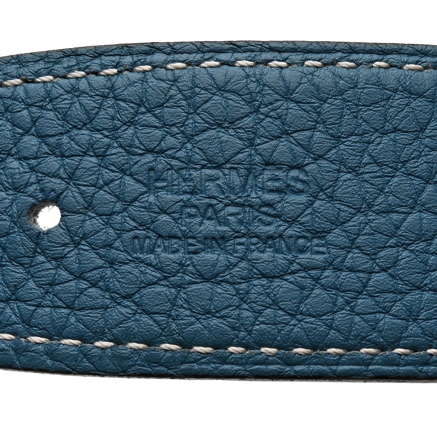 Box Togo Collier De Chien CDC Belt 95 38 Blue Jean