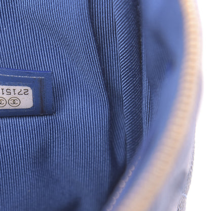 Chanel Caviar Ombre Medium Cosmetic Case Blue 7 of 7