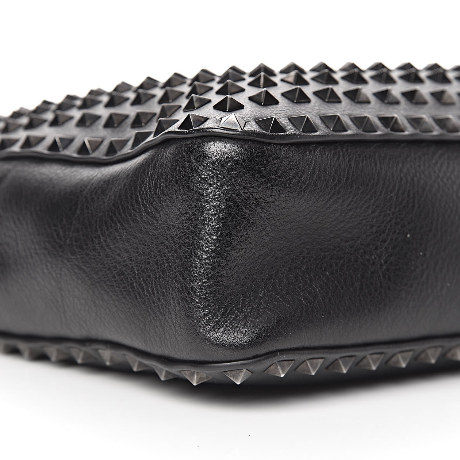 Valentino Garavani Calfskin Rockstud All Over Flip-Lock Messenger Bag Black 8 of 10