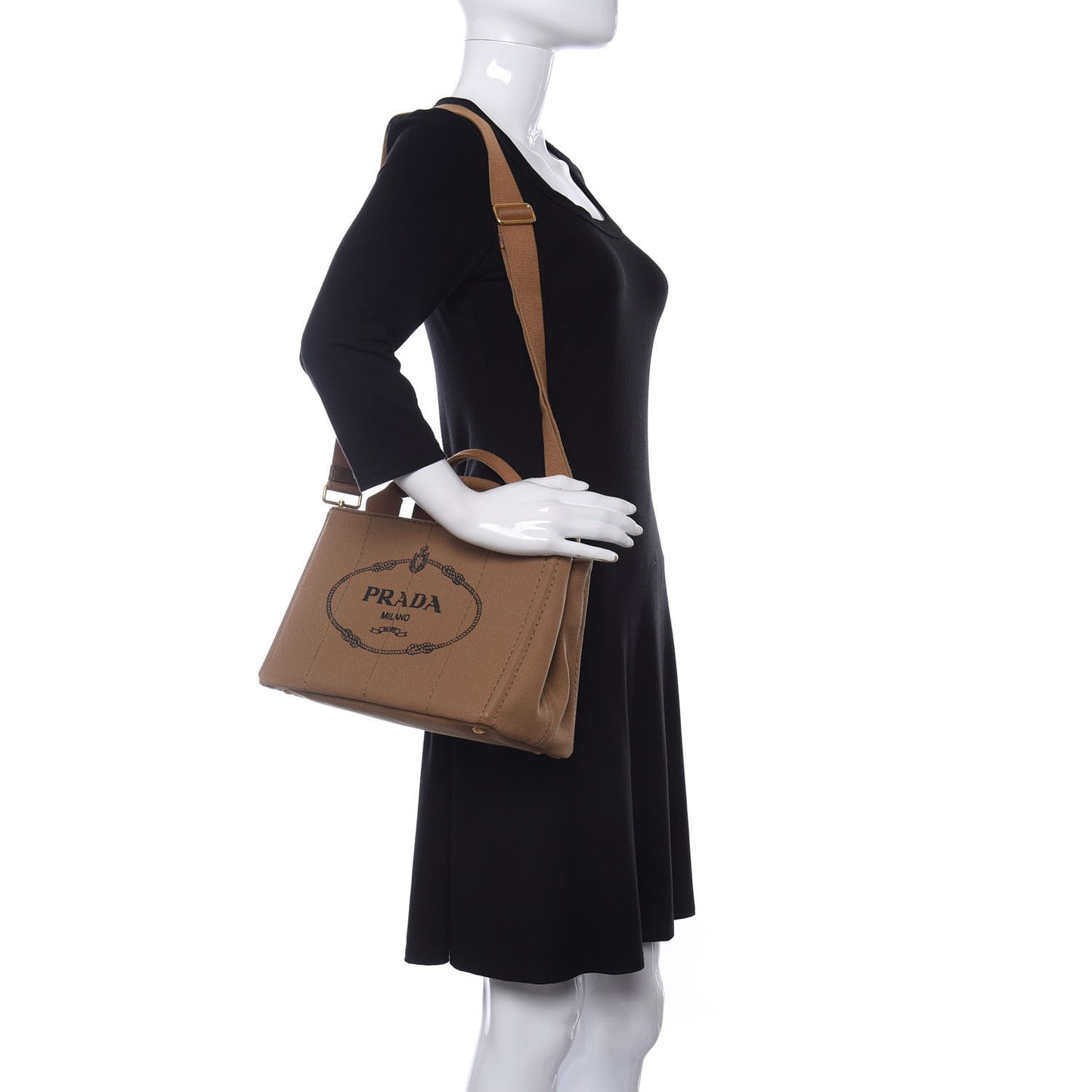 Canapa Small Logo Tote Tabacco