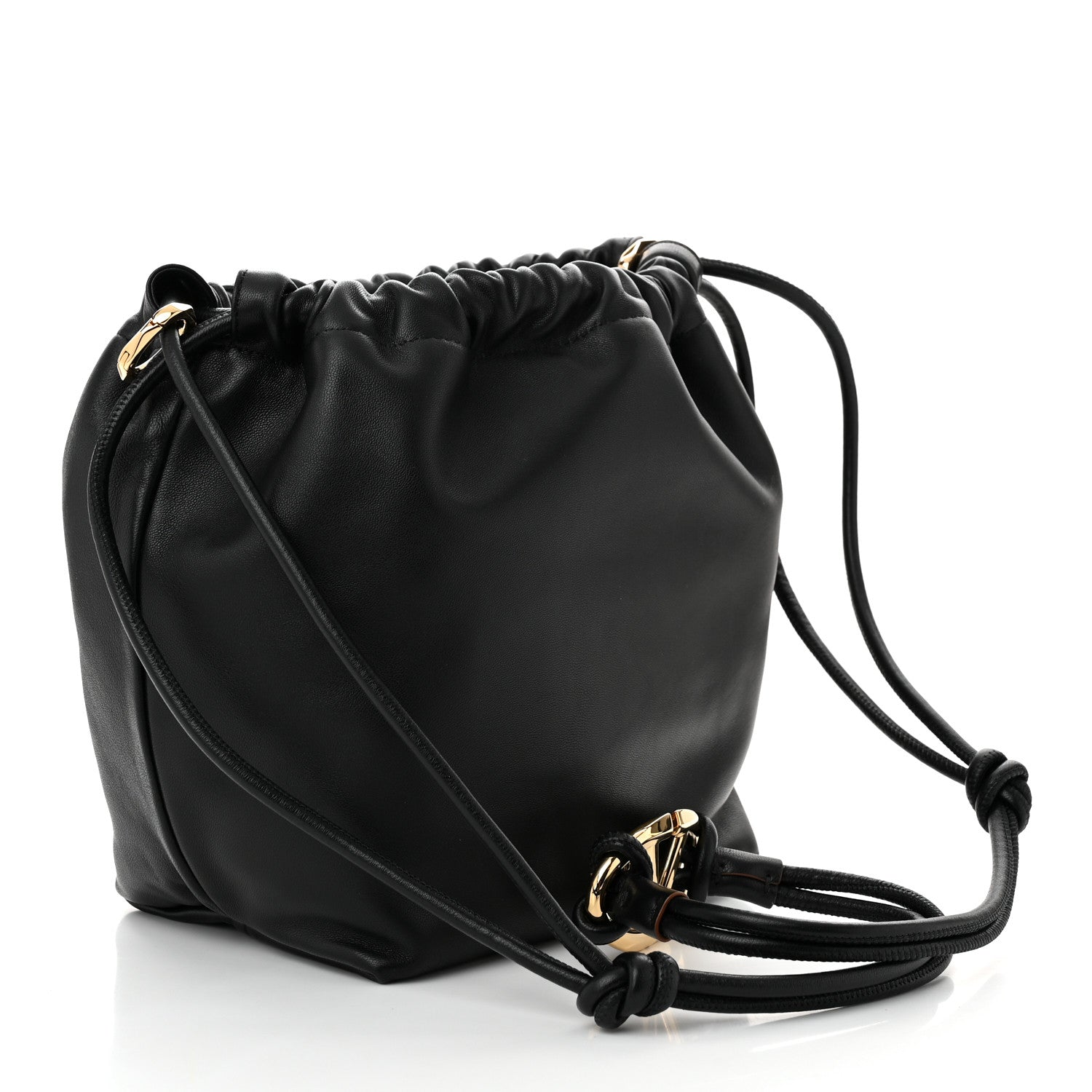 Valentino Garavani Nappa Vlogo Pouf Pouch Black 3 of 9