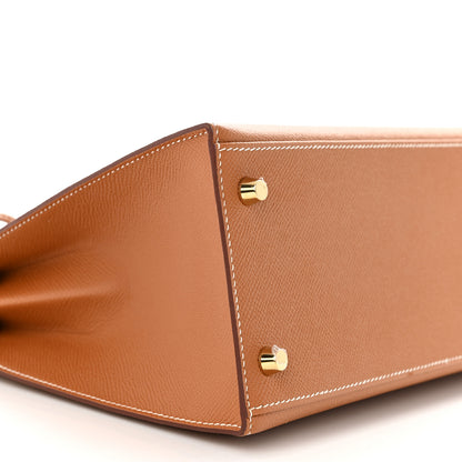 Hermes Epsom Kelly Sellier 28 Gold 9 of 12