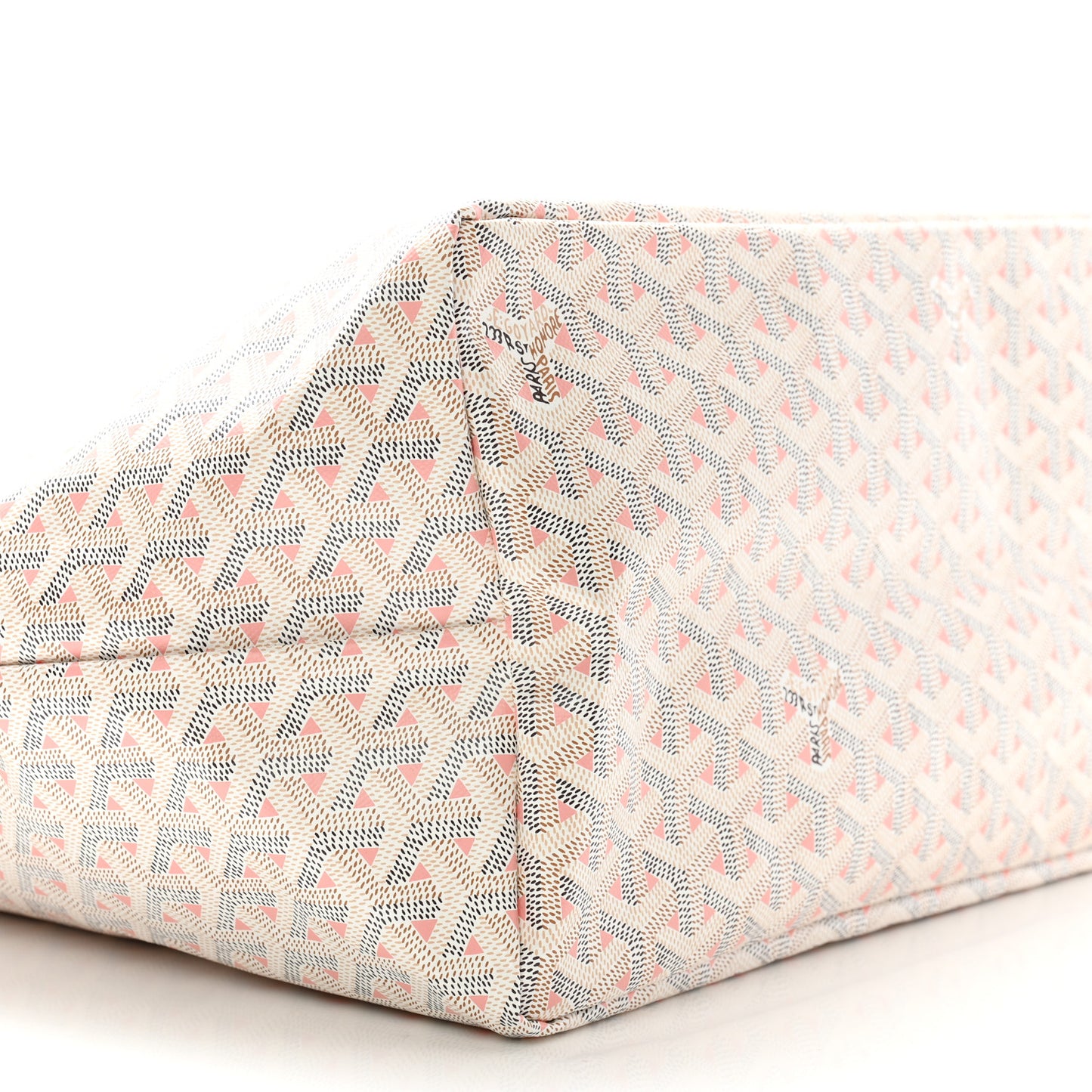 Goyardine Saint Louis Claire Voie GM White Pink