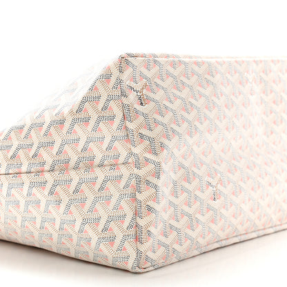 Goyard Goyardine Saint Louis Claire Voie GM White Pink 10 of 11