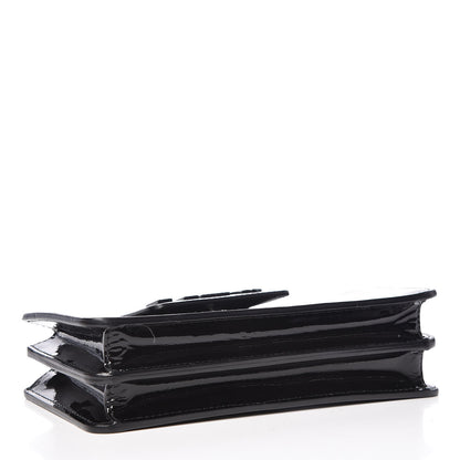 Miu Miu Vernice Crystal Logo Mini Crossbody Black 4 of 10