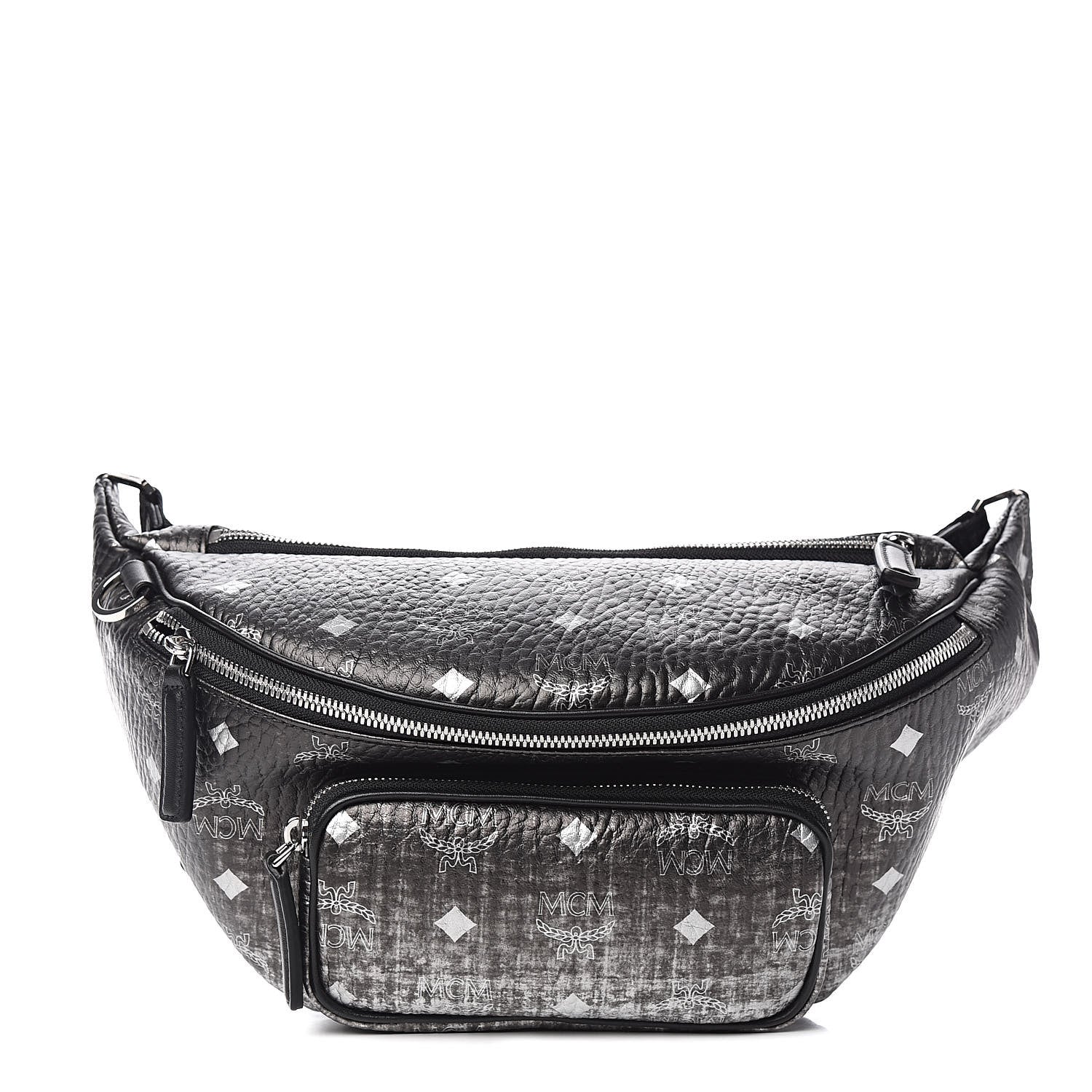 MCM Gradation Visetos Medium Belt Bag Silver 1 of 9