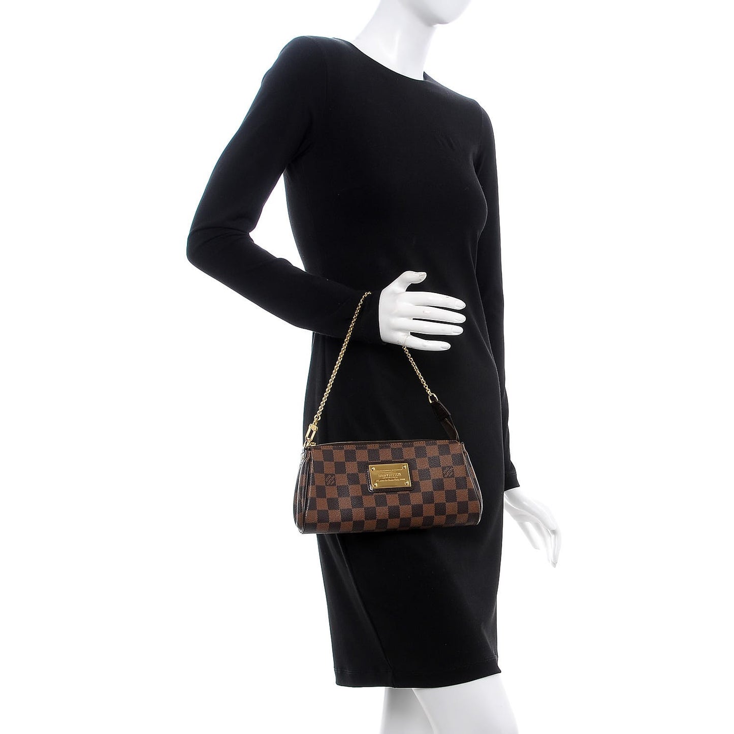 Damier Ebene Eva Clutch