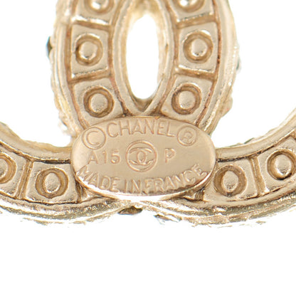 Chanel Pearl CC Earrings Gold 4 of 5