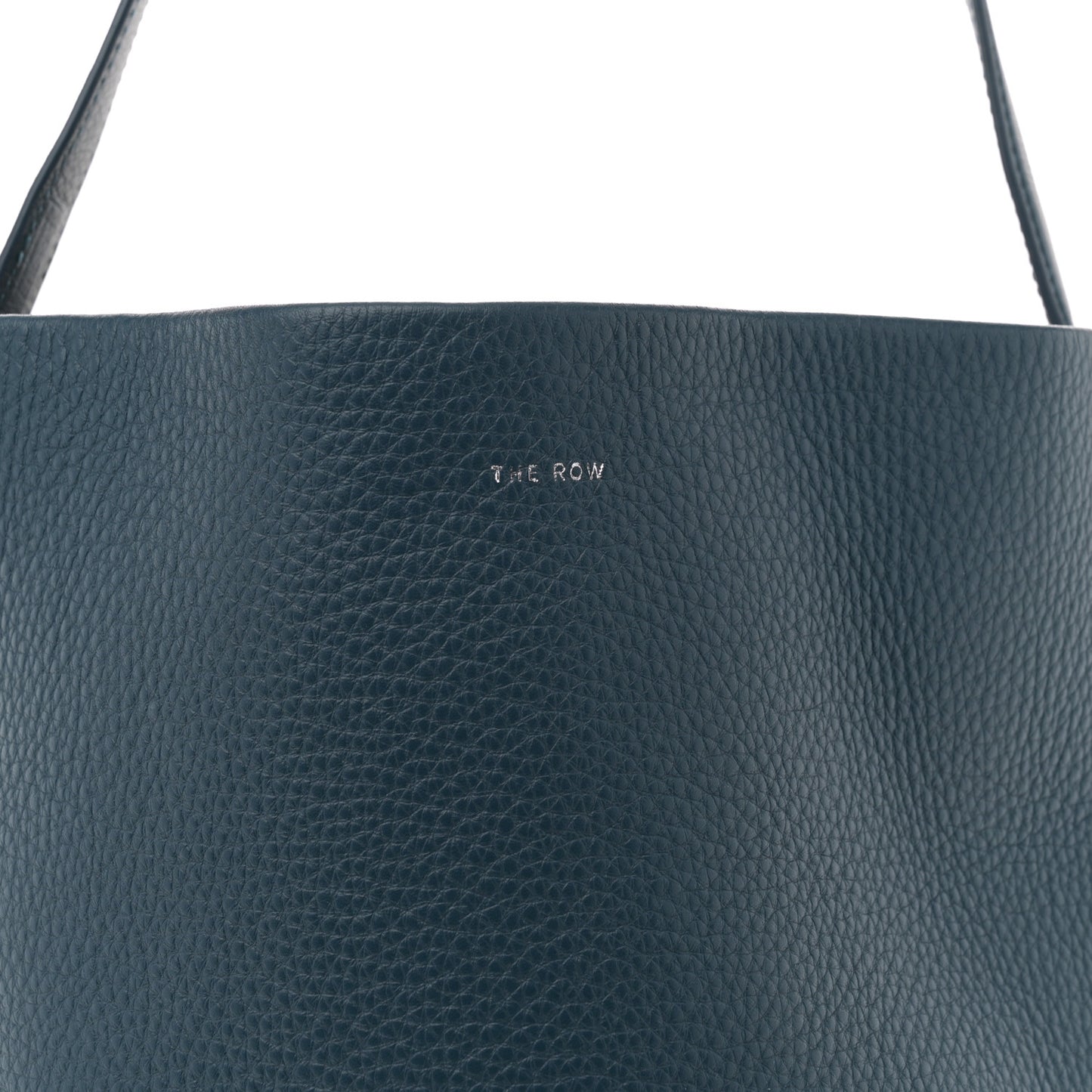 Grained Calfskin Medium N/S Park Tote Bluestone