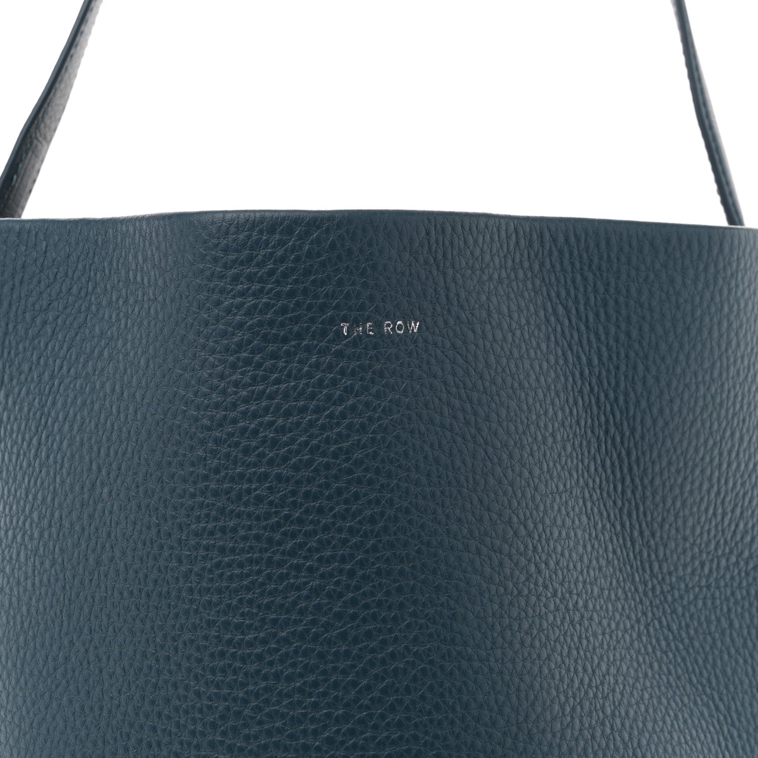 The Row Grained Calfskin Medium N/S Park Tote Bluestone 8 of 10