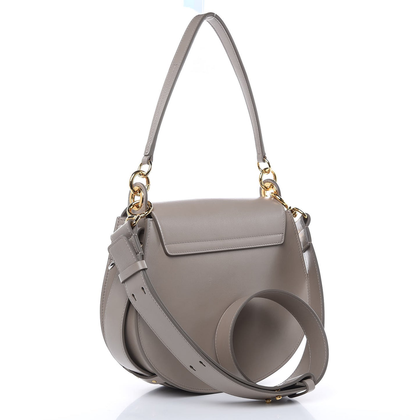 Calfskin Large Tess Bag Motty Grey