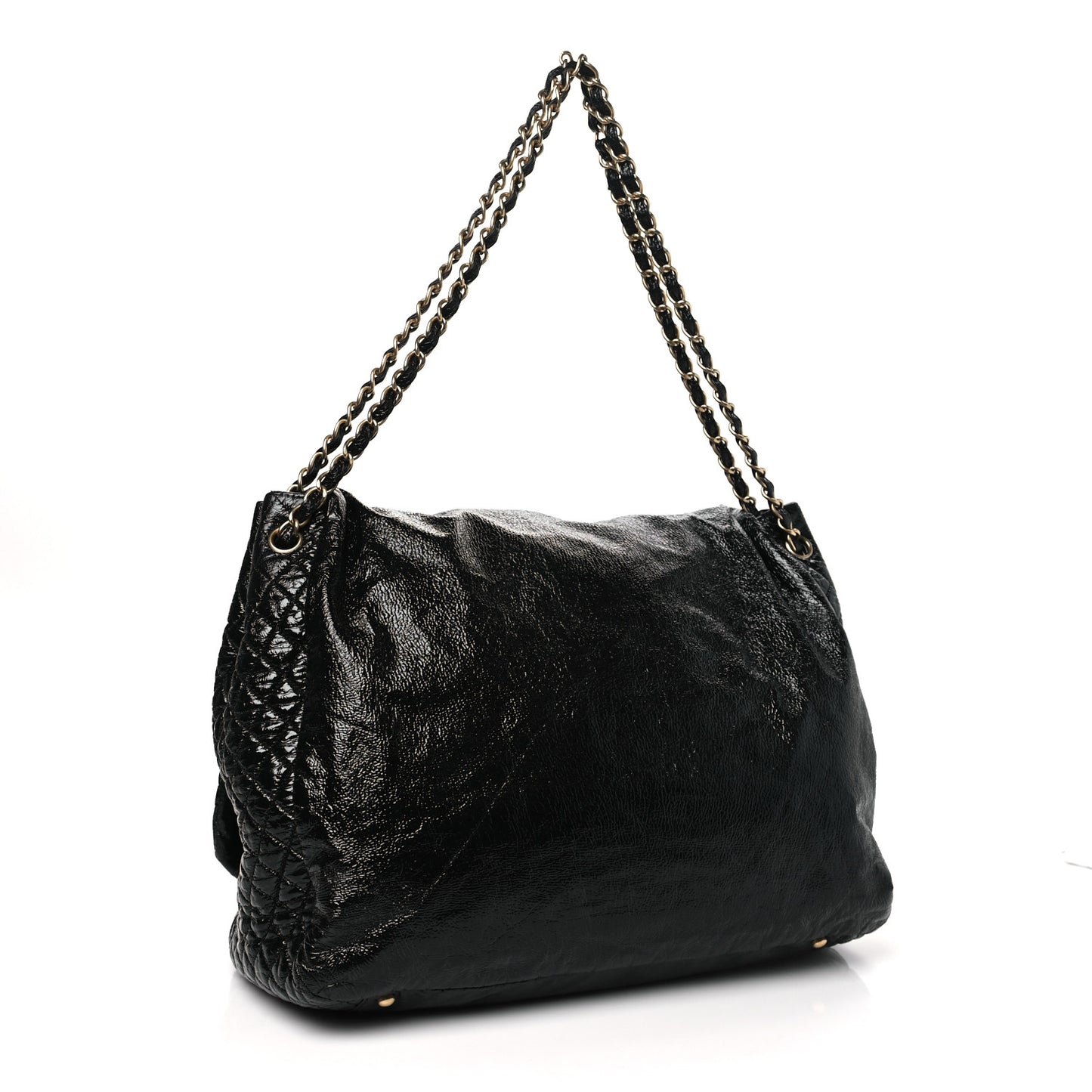Vinyl XXL Rock and Chain Flap Black