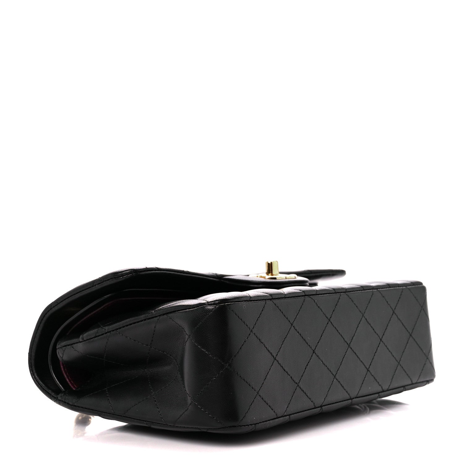 Chanel Lambskin Quilted Small Double Flap Black 4 of 12