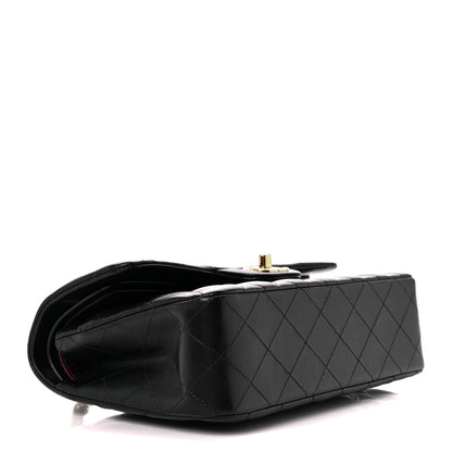 Chanel Lambskin Quilted Small Double Flap Black 4 of 12