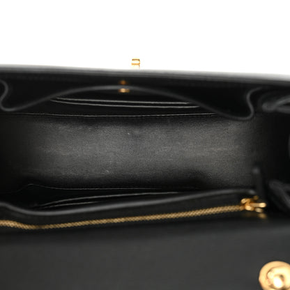 Gucci Roxy Calfskin Small Blondie Top Handle Shoulder Flap Bag Black 5 of 13