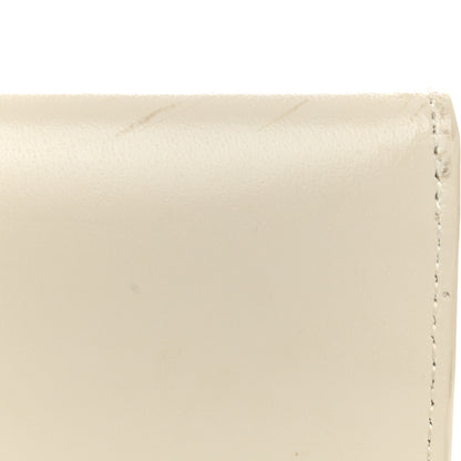 Saint Laurent Smooth Shiny Calfskin Uptown Pouch Crema Soft 7 of 11