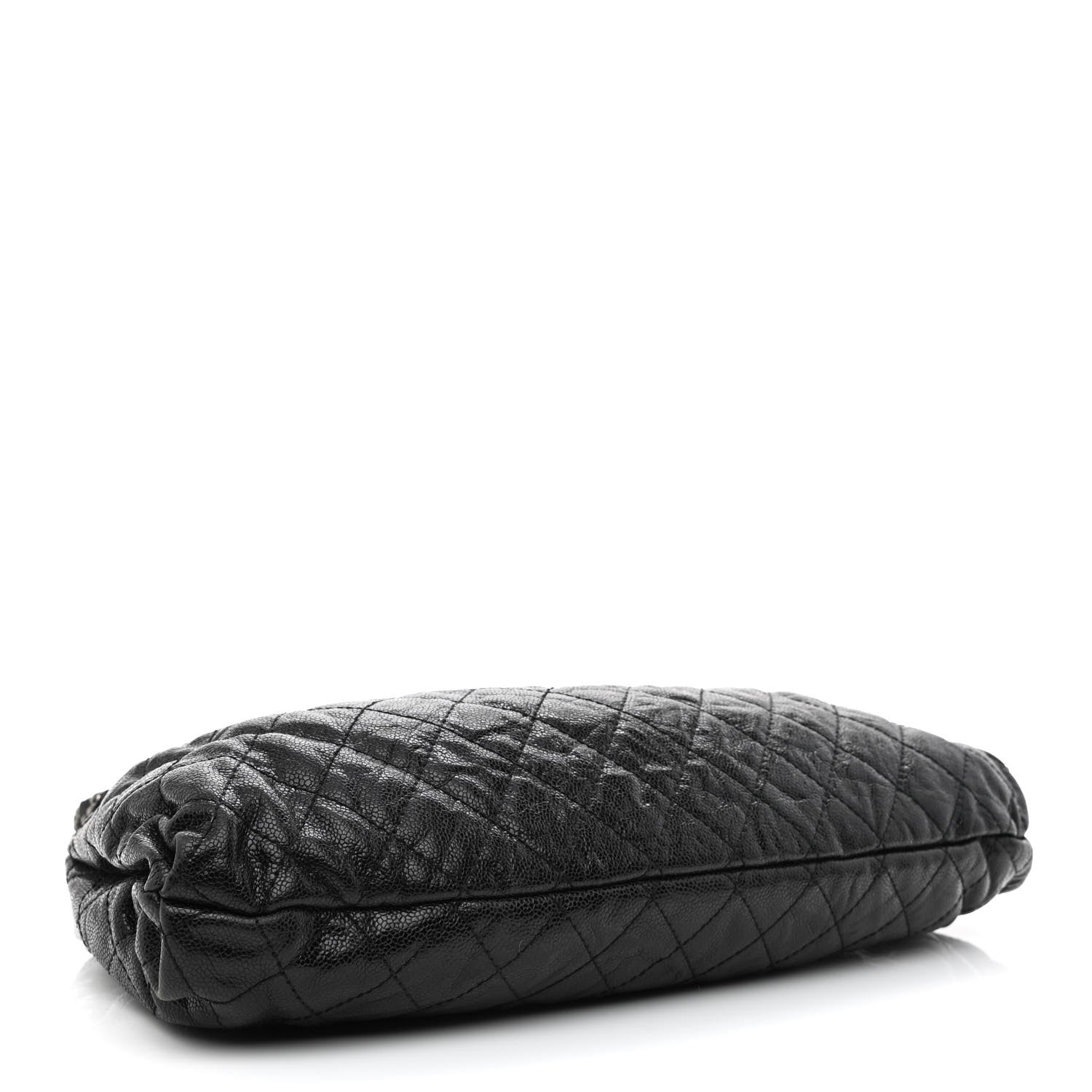 Chanel Caviar Quilted Medium Elastic Shopping Tote Black 4 of 10