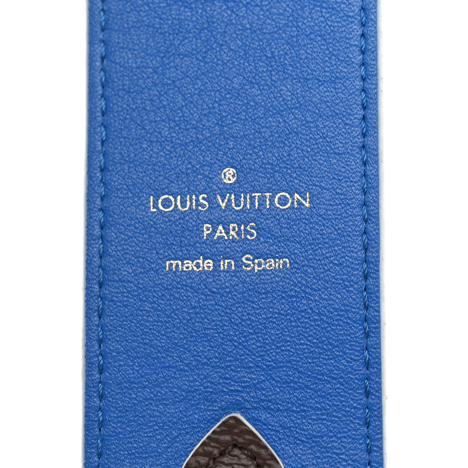 Louis Vuitton Monogram Bandouliere Shoulder Strap Blue 3 of 5