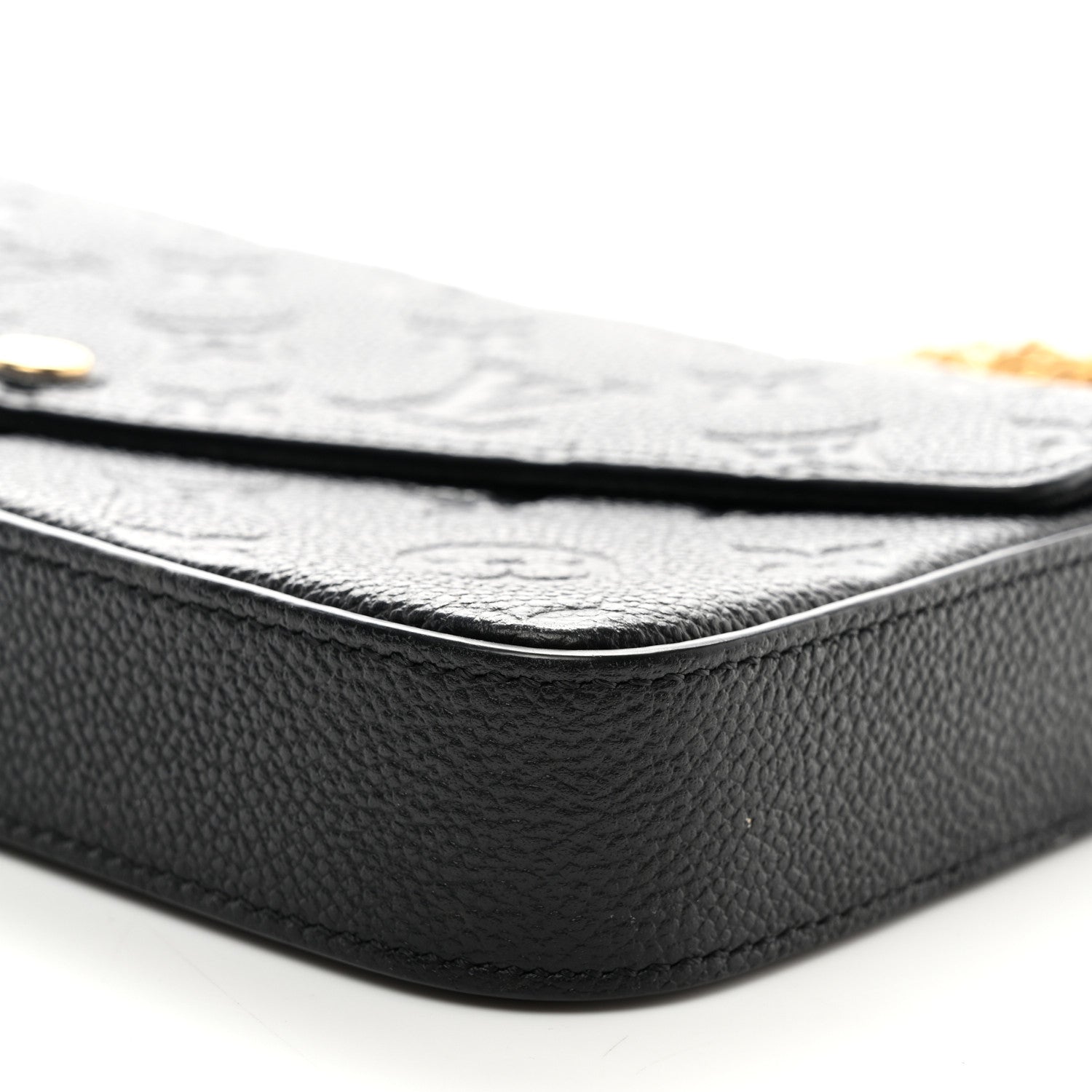 Louis Vuitton Empreinte Pochette Felicie Chain Wallet Black 9 of 9