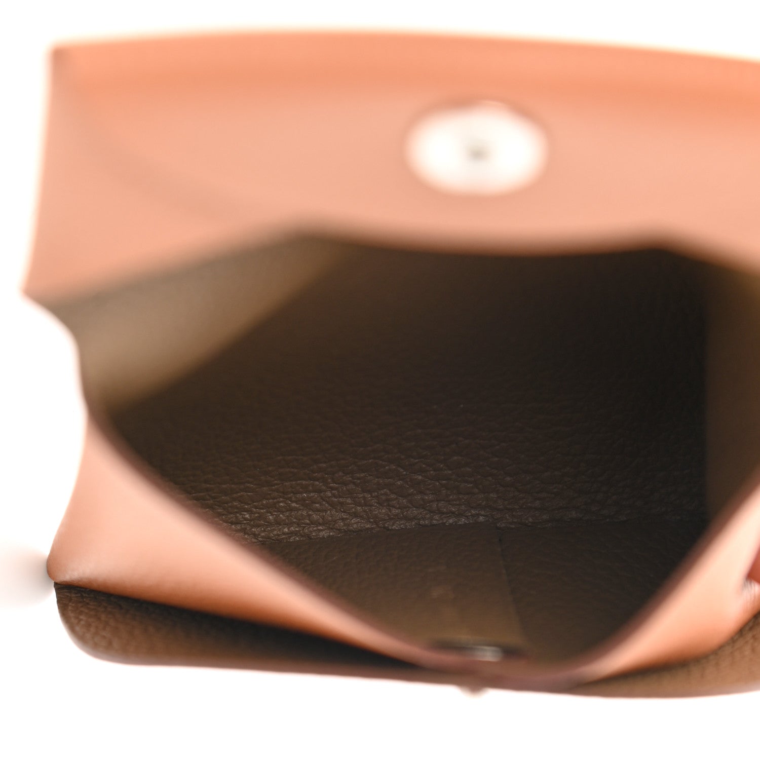 Hermes Evercolor Bastia Verso Coin Purse Gold Beige De Weimar 5 of 8