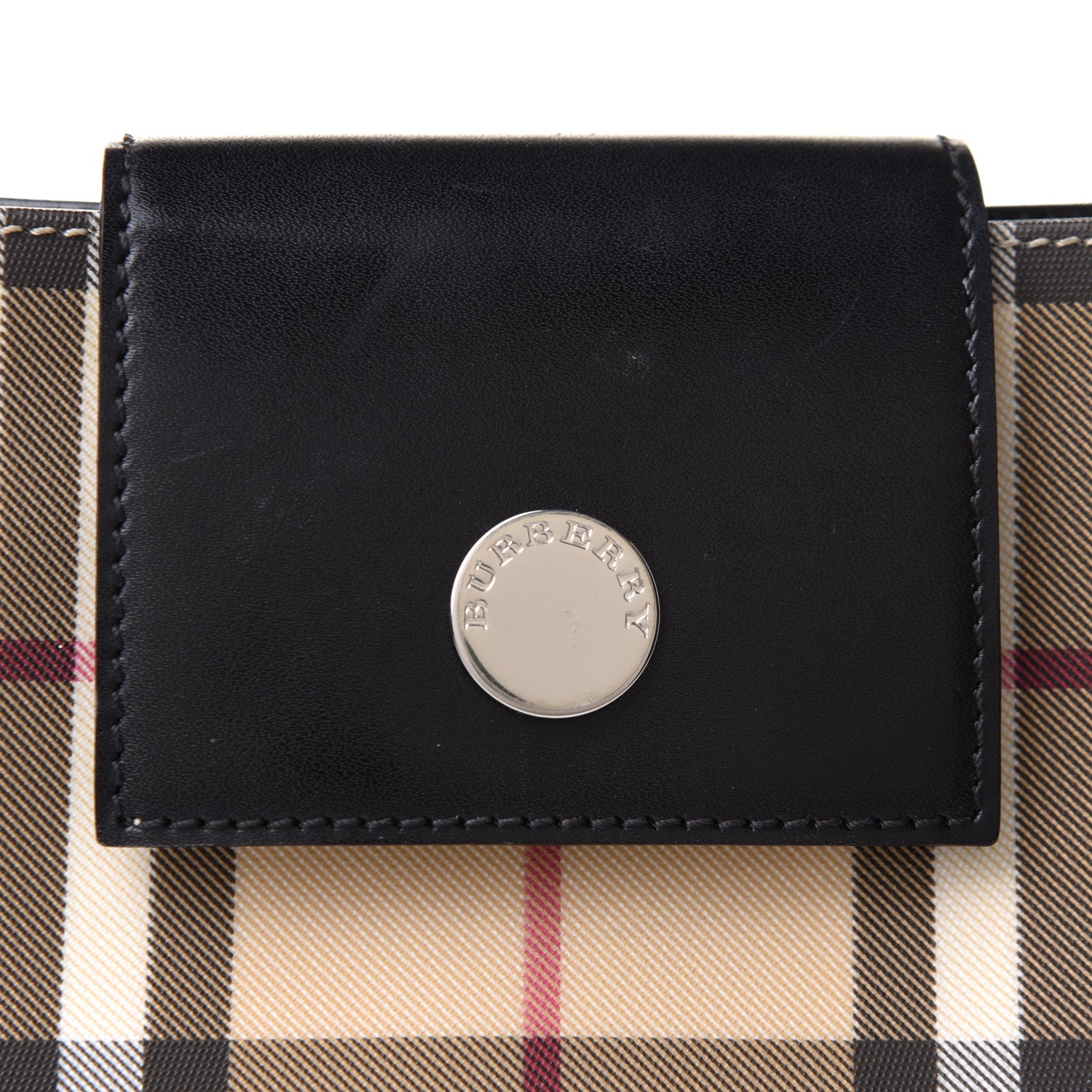 Burberry Vintage Check Shoulder Bag Black 7 of 10