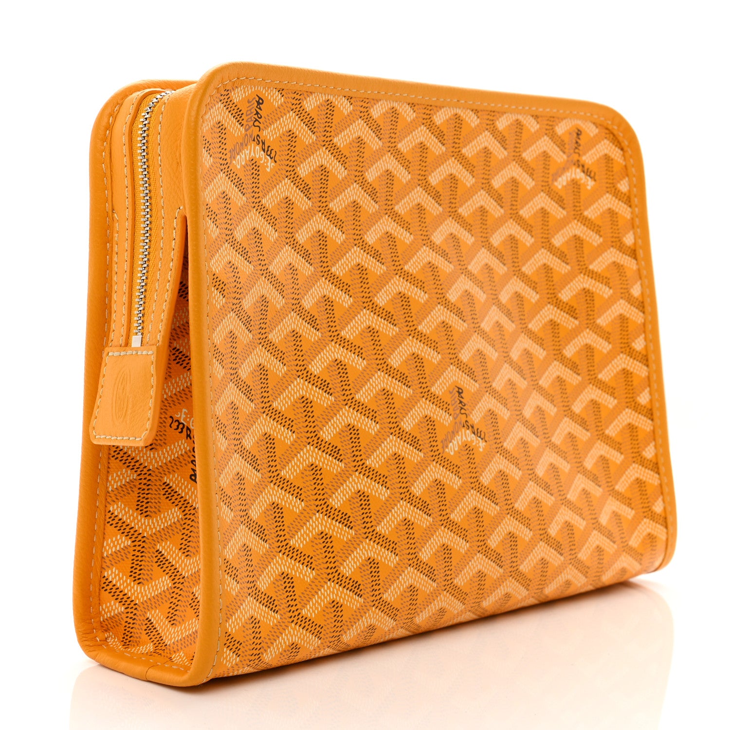 Goyard Goyardine Jouvence Toiletry Pouch Yellow 3 of 6