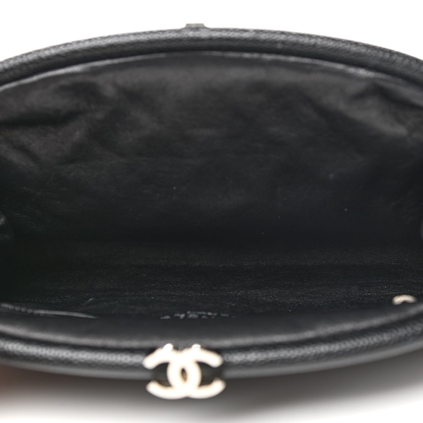 Caviar Quilted Timeless Clutch Black