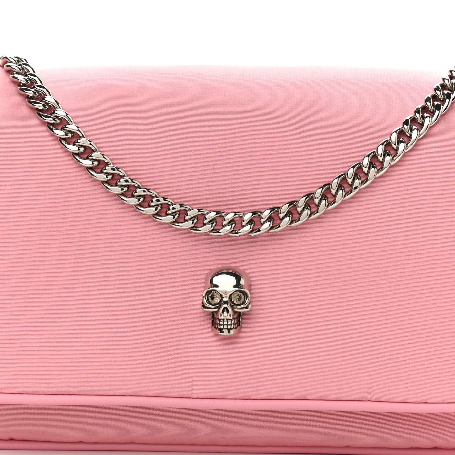 Alexander McQueen Nylon Skull Camera Crossbody Bag Pink 9 of 11