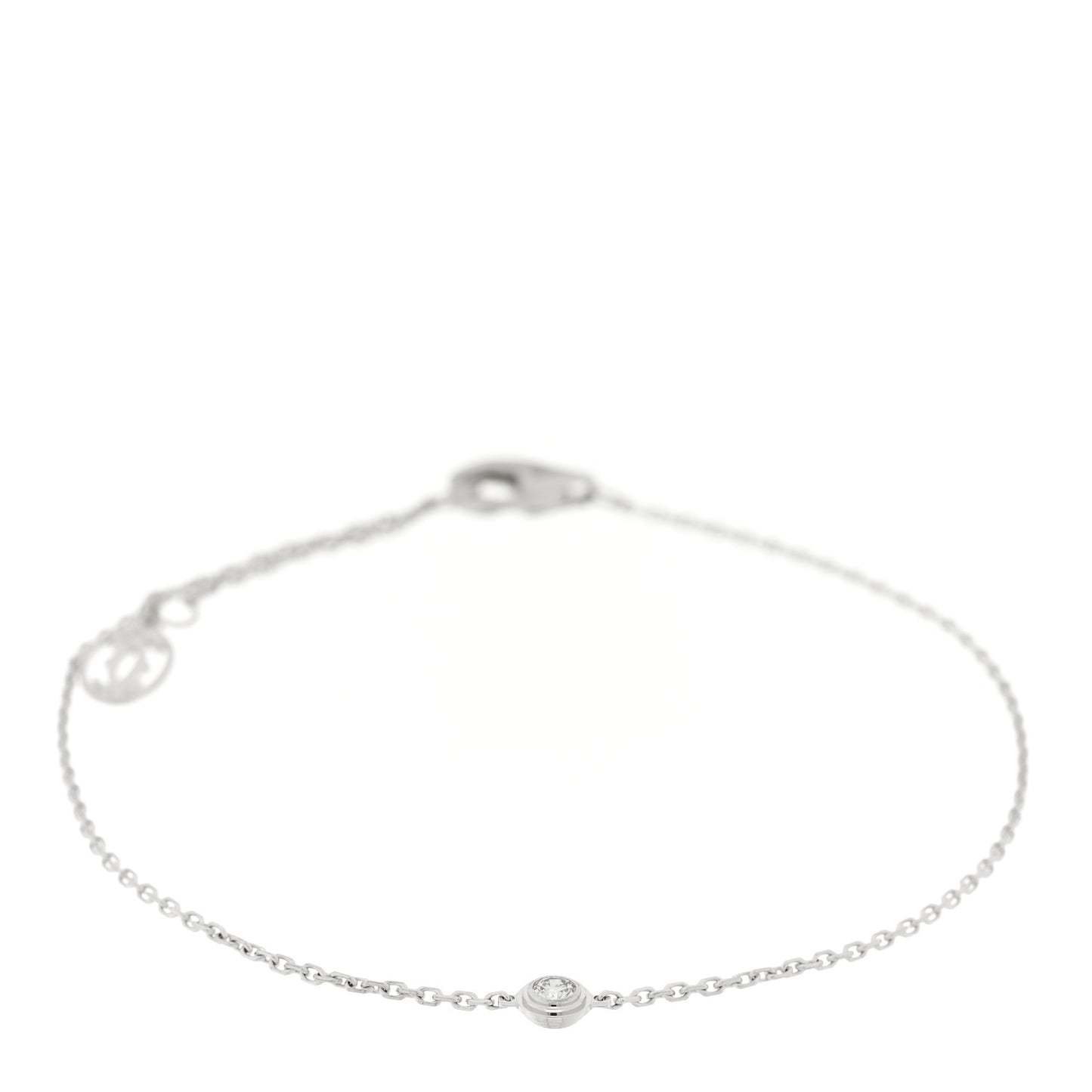 18K White Gold Diamond XS D'Amour Bracelet