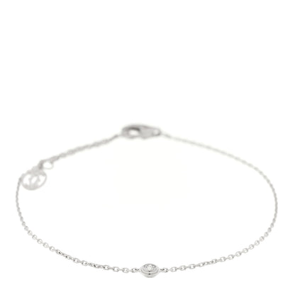 Cartier 18K White Gold Diamond XS D'Amour Bracelet 1 of 3