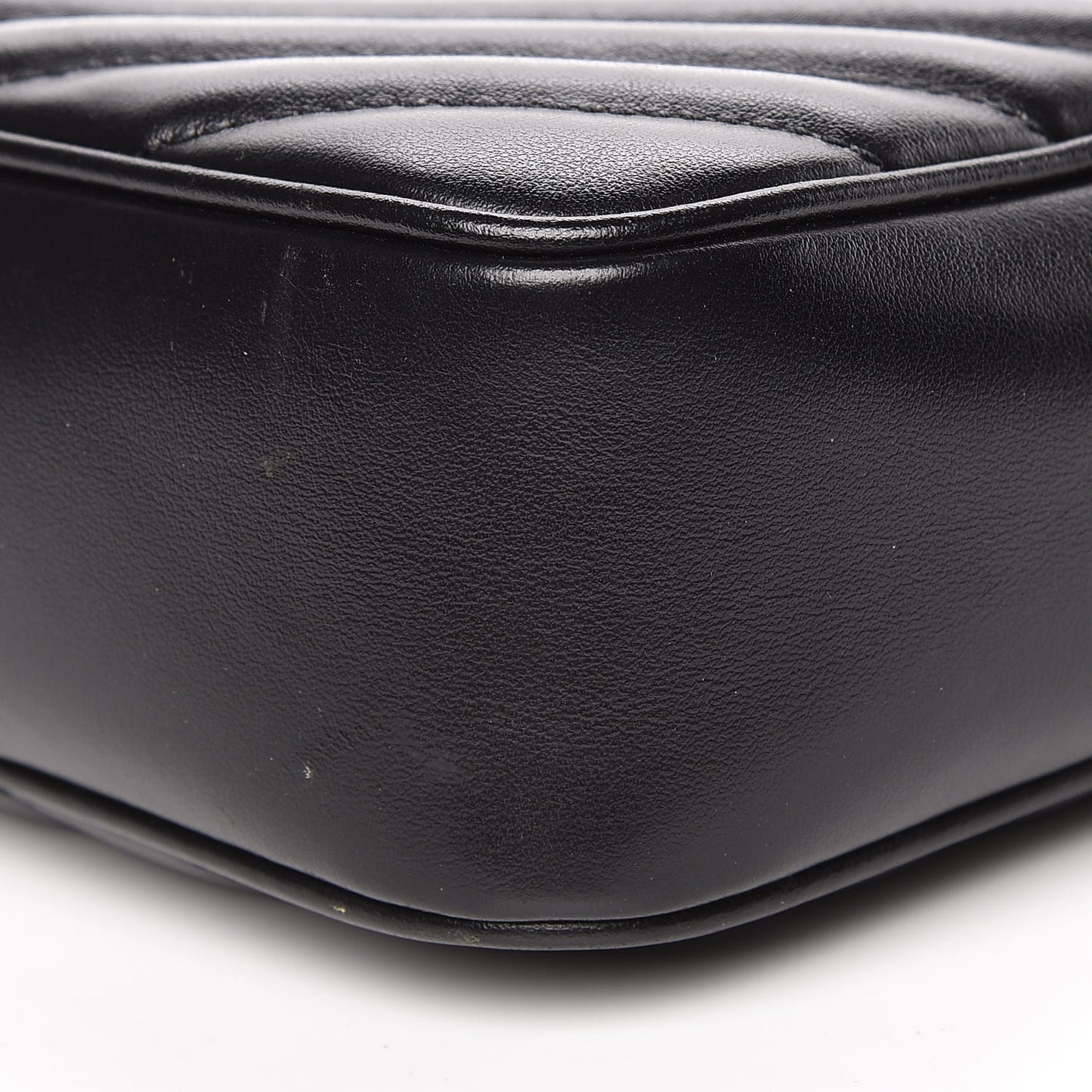 Calfskin Matelasse Monogram Lou Camera Bag Black