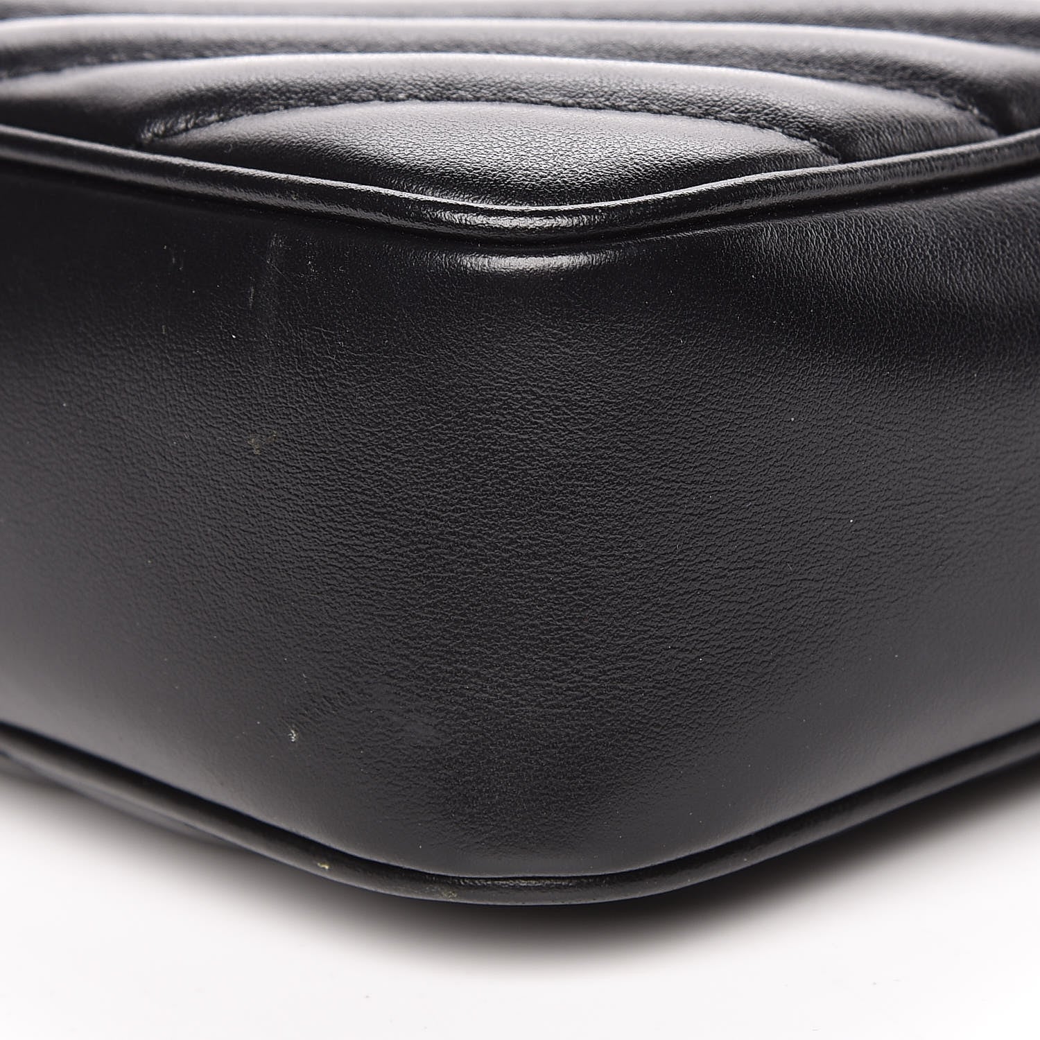 Saint Laurent Calfskin Matelasse Monogram Lou Camera Bag Black 9 of 10