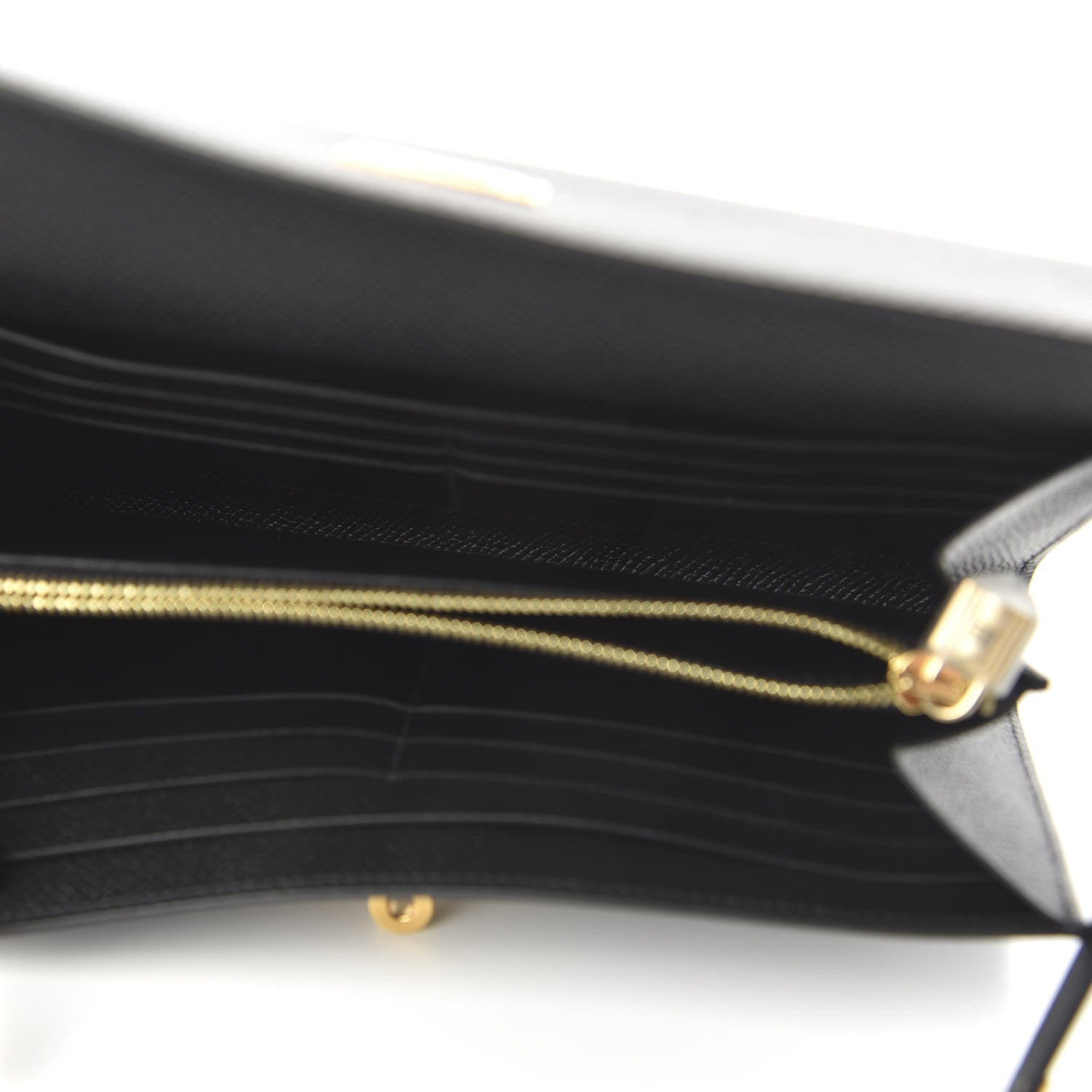 Hermes Epsom Kelly Longue Wallet Black 5 of 9