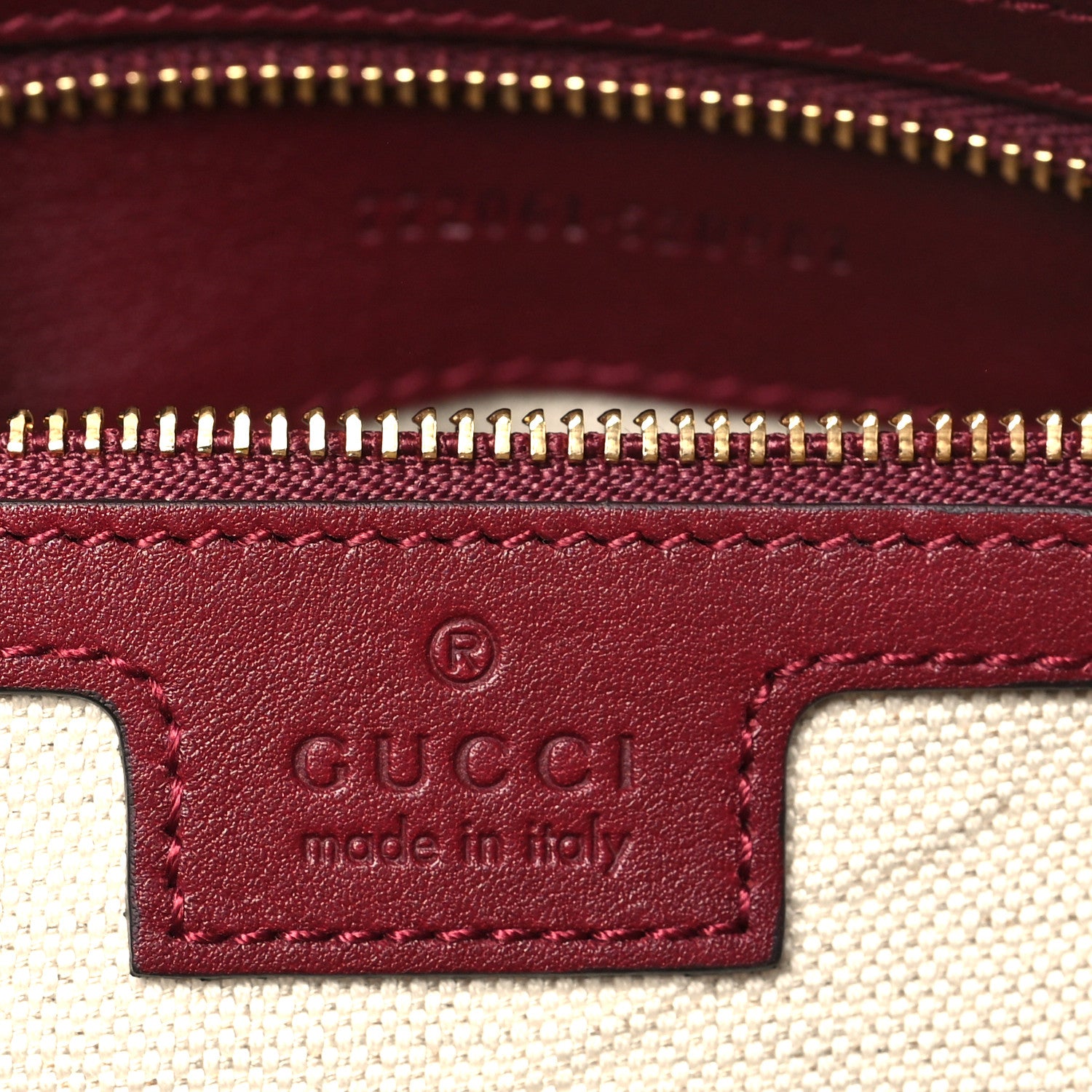 Gucci GG Monogram Textured Dollar Calfskin Web Small Ophidia Top Handle Bowler Bag Rosso Ancora 6 of 10