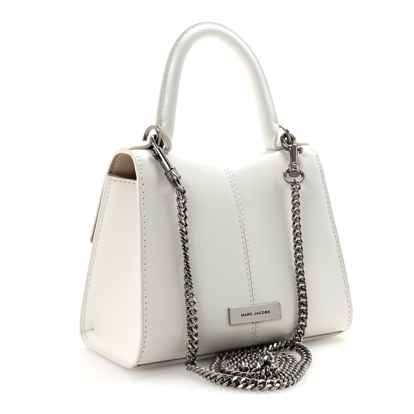 Calfskin The St Marc Mini Top Handle Bag White