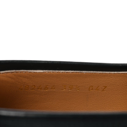 Gucci Calfskin Womens Jordaan Loafers 39.5 Black 8 of 8