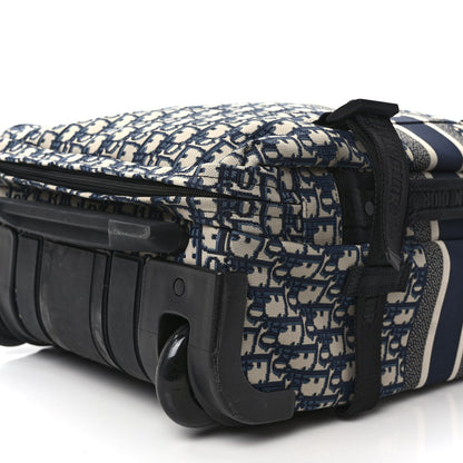 Christian Dior Oblique Small Diortravel Suitcase Blue 7 of 9
