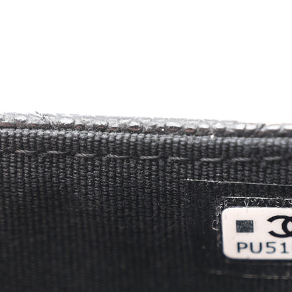 Chanel Caviar Quilted CC Zip Around Card Holder Black 7 of 8