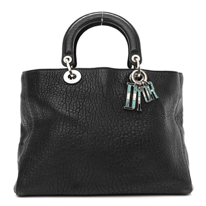 Christian Dior Canyon Grained Lambskin Large Lady Dior Black 1 of 12