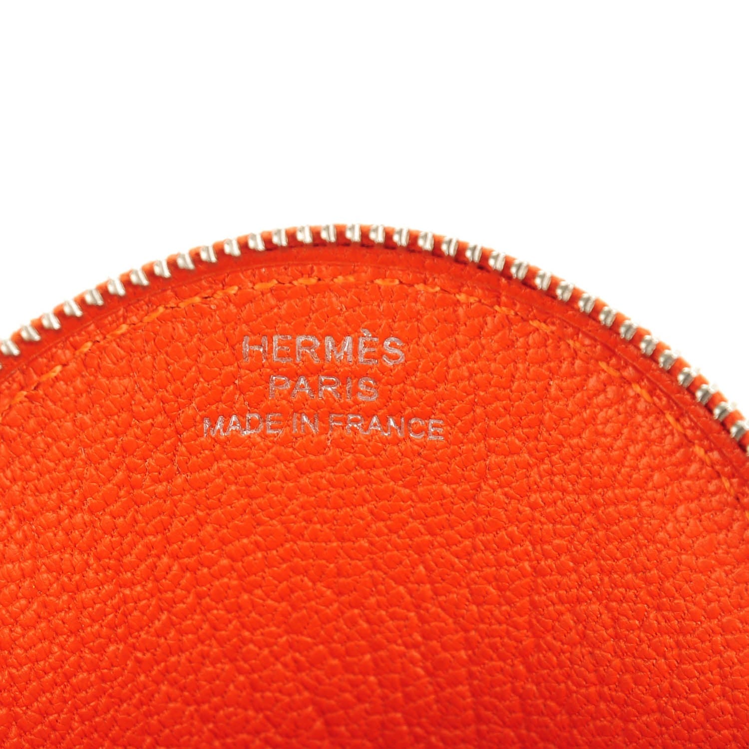 Hermes Chevre Mysore Tutti Frutti Orange Coin Purse Charm Feu Canopee 7 of 8